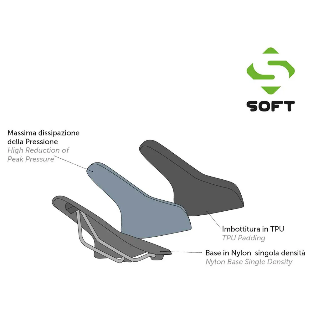 Brn Soft Sykkelsete