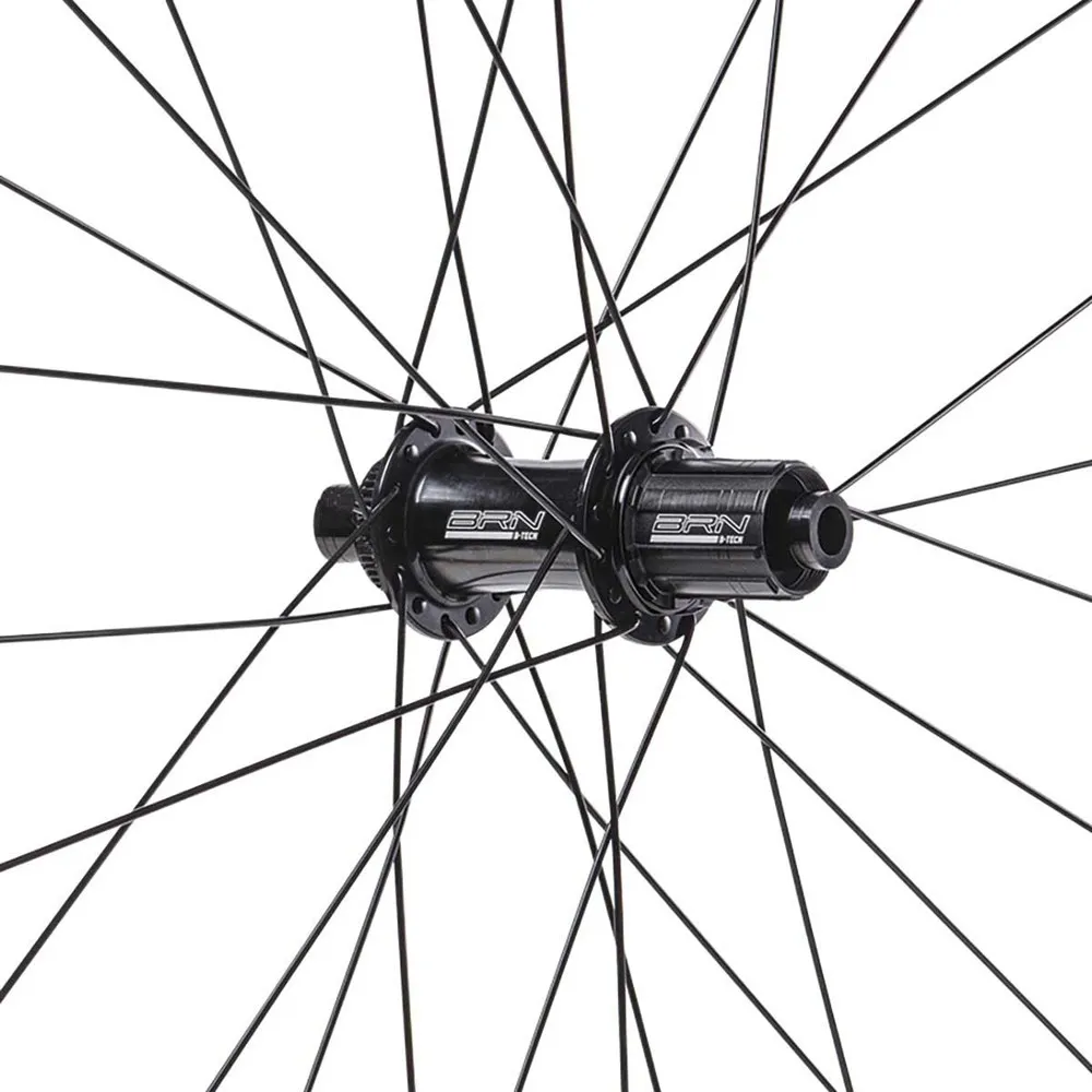 Brn Speed 11s Cl Disc Tubeless Landeveishjulsett, Black, 12 x 100/12 x 142mm, Shimano/Sram HG