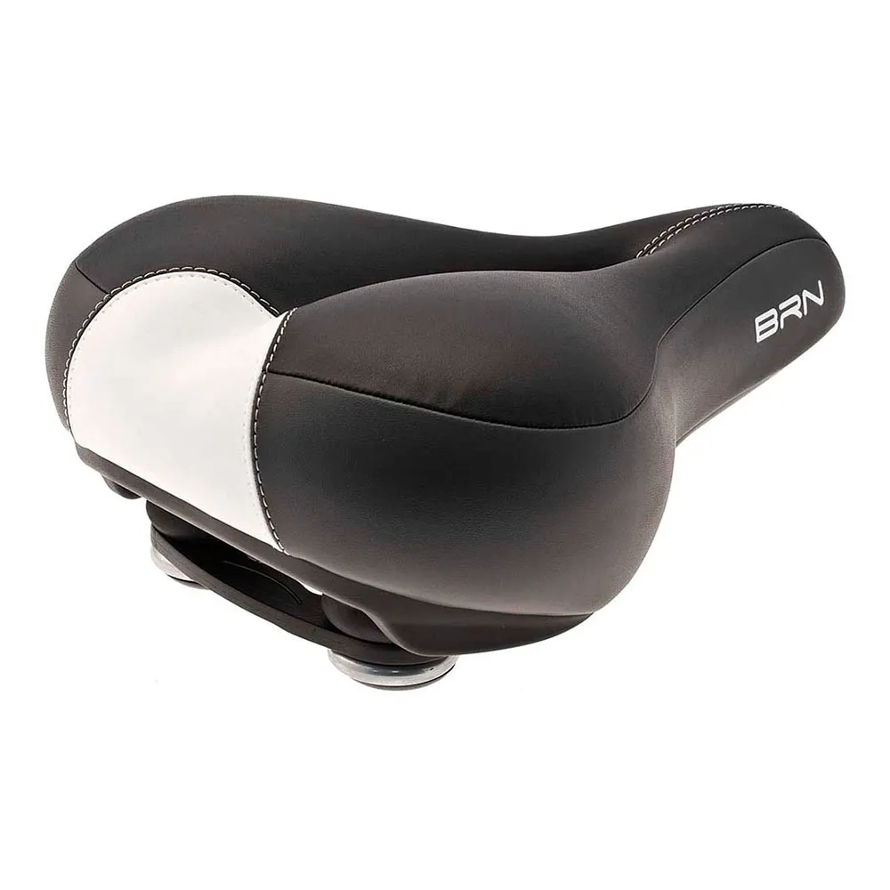 Brn Super Comfort Sykkelsete, Black / grey, 205mm Brn Super Comfort Sykkelsete, Black / grey, 205mm