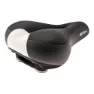Brn Super Comfort Sykkelsete, Black / grey, 205mm