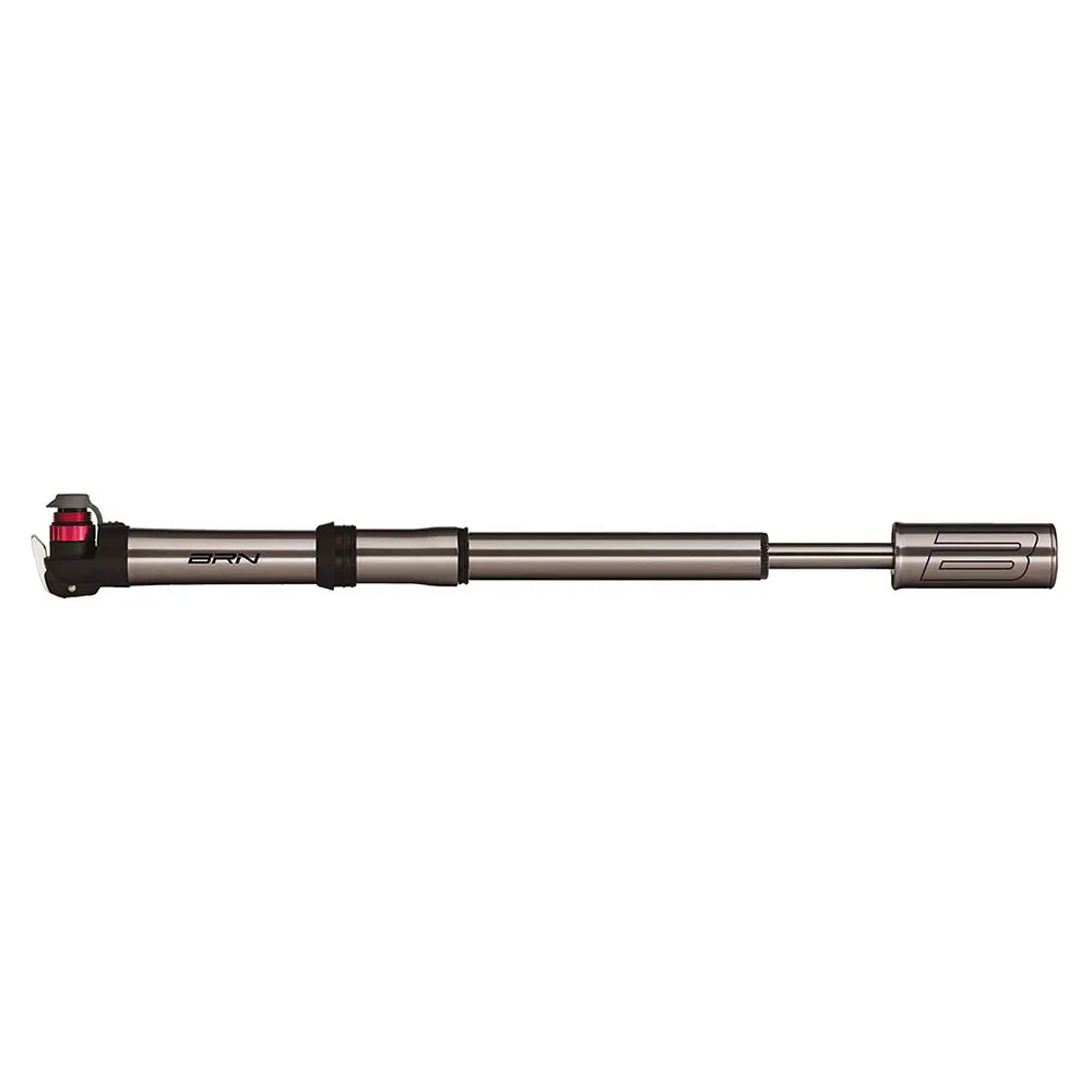 Brn Titan Telescopic Mini Pumpe, Silver, 100psi