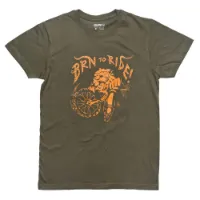 Brn To Ride Lion Kortarmet T-skjorte Brn To Ride Lion Kortarmet T-skjorte