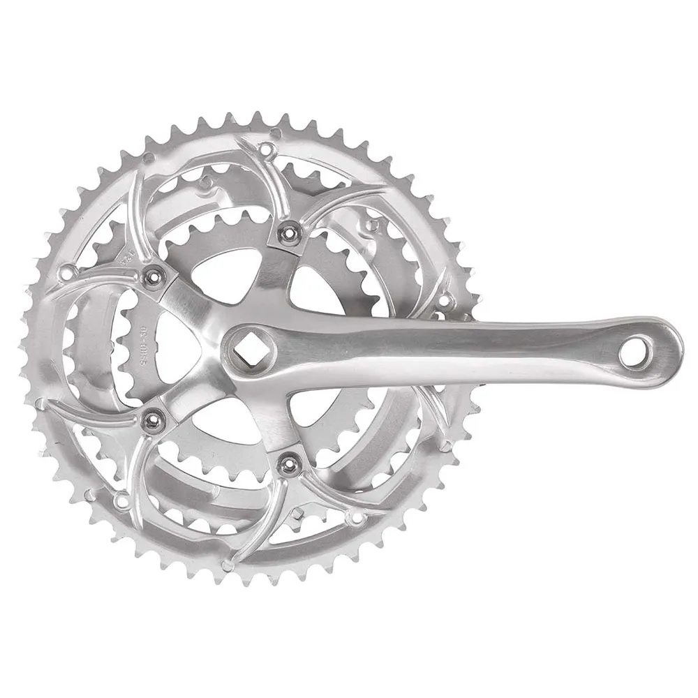 Brn Triple Kranksett, Silver, 170mm, 30/42-52t
