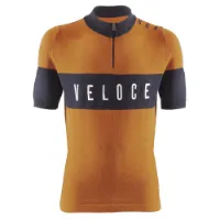 Brn Veloce Vintage Kort Ermet Trøye