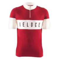 Brn Veloce Vintage Kort Ermet Trøye