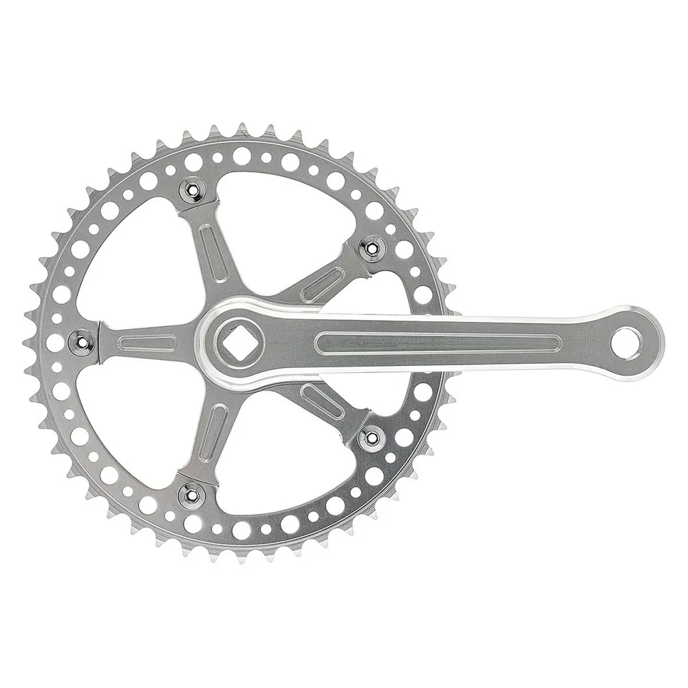 Brn Vintage Fixed Kranksett, Silver, 170mm, 48t