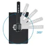 Brn Wp Telefondeksel, Black, M