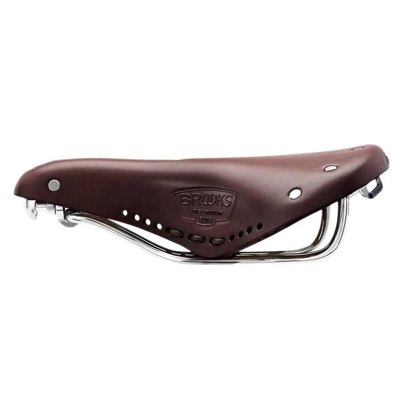 Brooks B17 Carved Short Sykkelsete, Antique brown, One Size