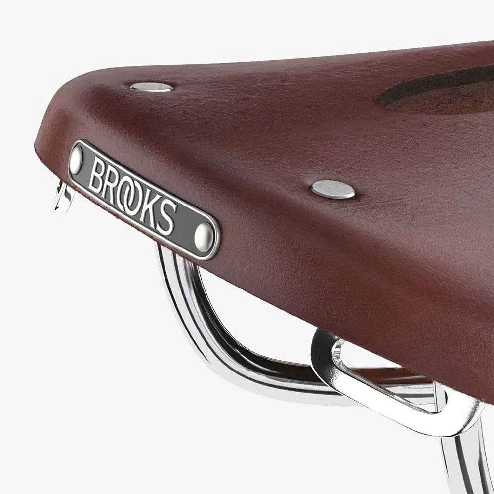 Brooks B17 Carved Short Sykkelsete, Antique brown, One Size