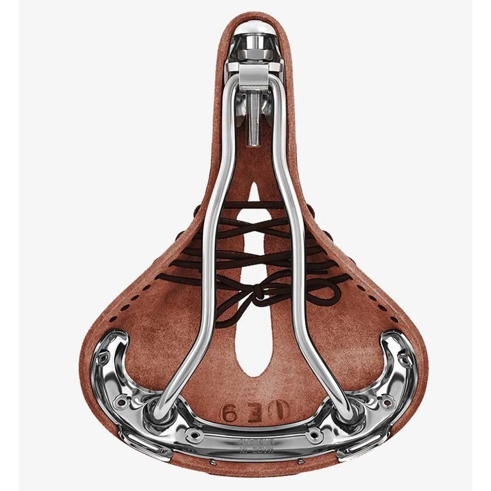 Brooks B17 Carved Short Sykkelsete, Antique brown, One Size