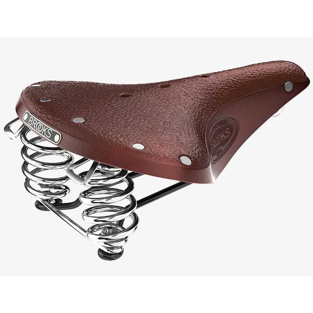Brooks B67 Short Sykkelsete, Antique brown, One Size