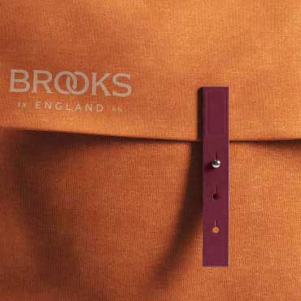 Brooks Bricklane Sykkelvesker 15l, Goosebeack / maroon, One Size