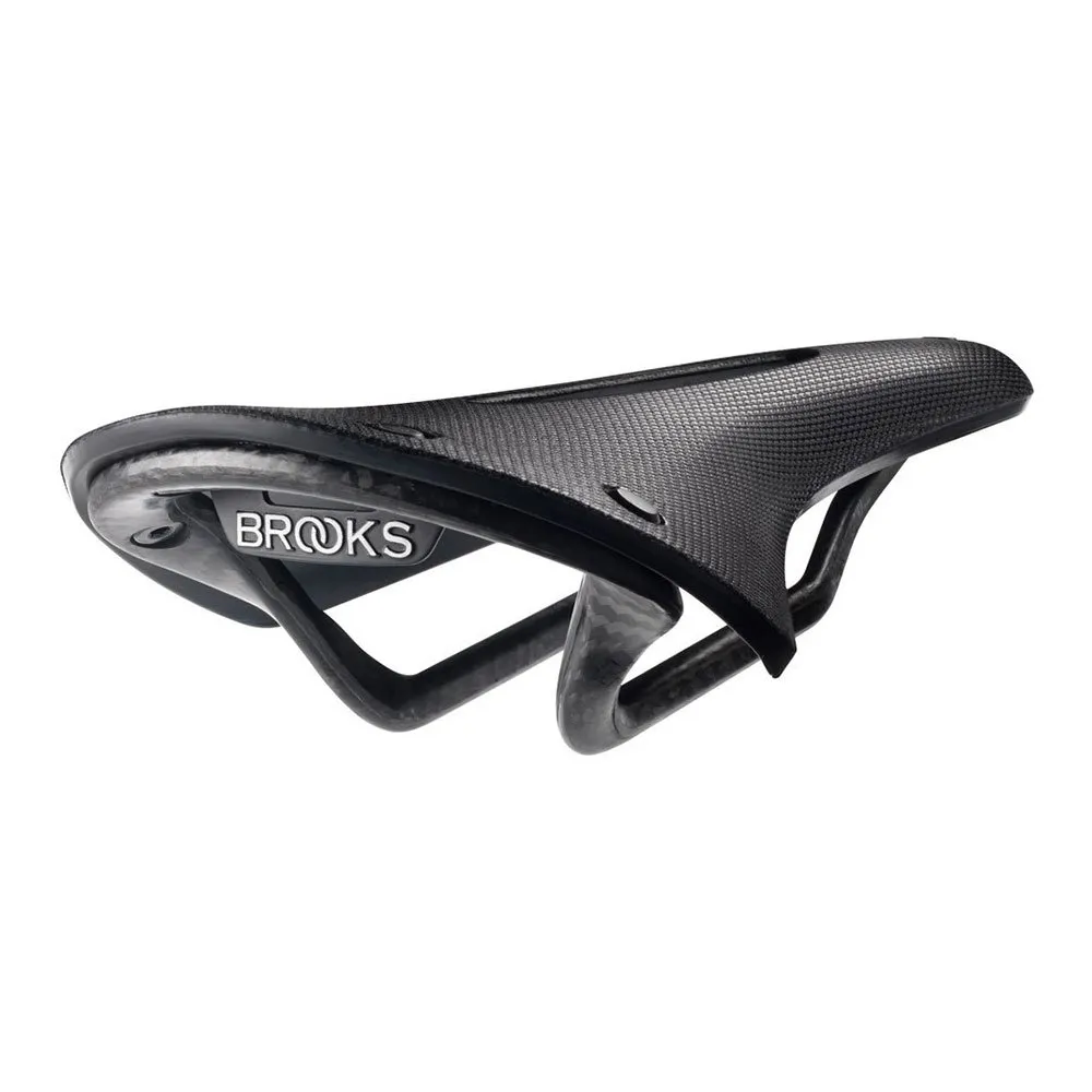 Brooks C13 Carved Cambium All Weather Sykkelsete Refurbished, Black, 158mm Brooks C13 Carved Cambium All Weather Sykkelsete Refurbished, Black, 158mm