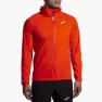 Brooks High Point Waterproof Jakke Mann, Cherry tomato / phantom grey