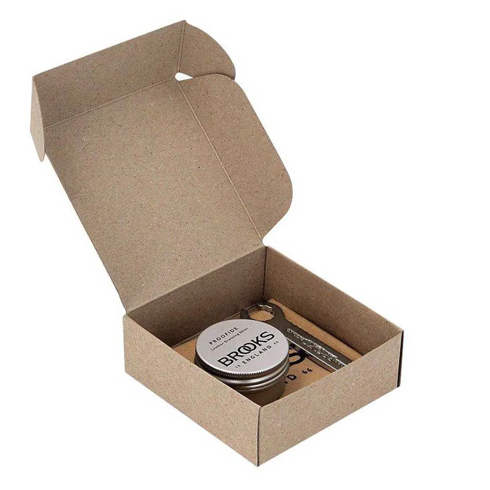 Brooks Lær Sadelsett, Silver, One Size