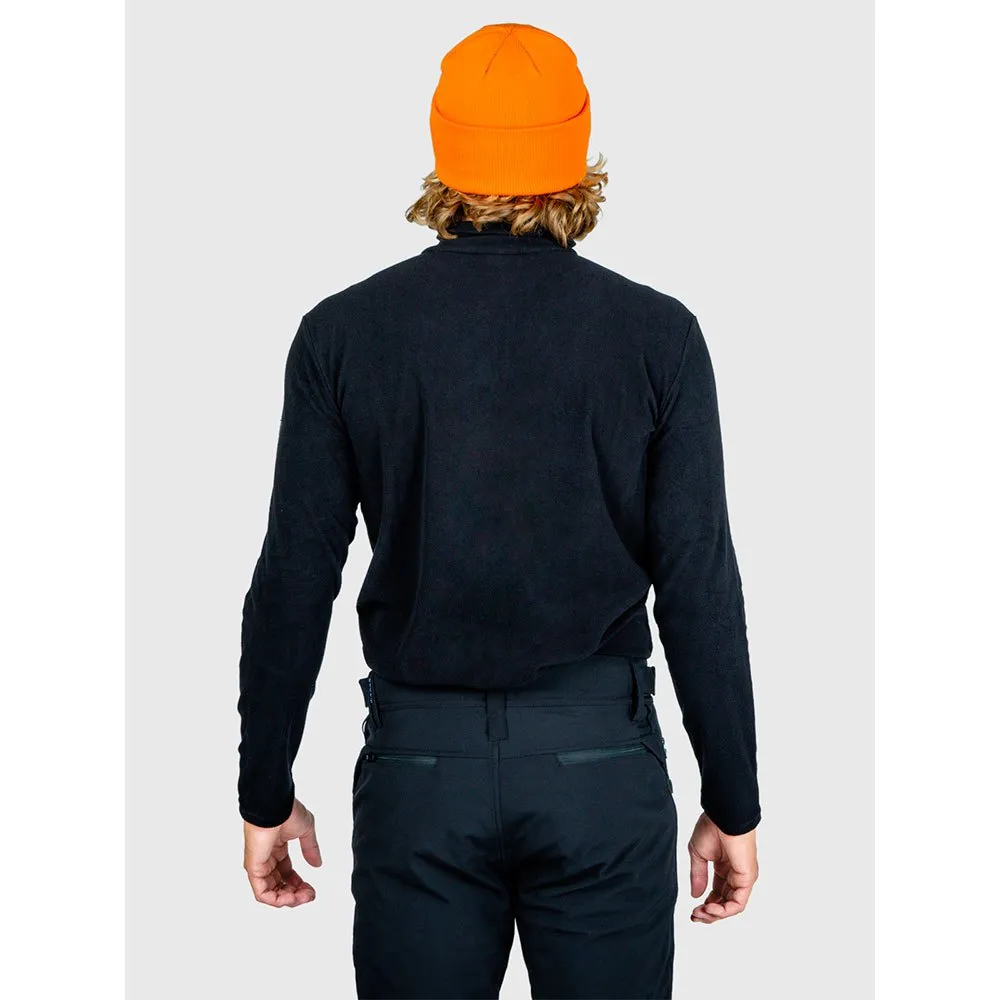 Brunotti Tenno-n Fleecejakke Med Halv Glidelås, Black
