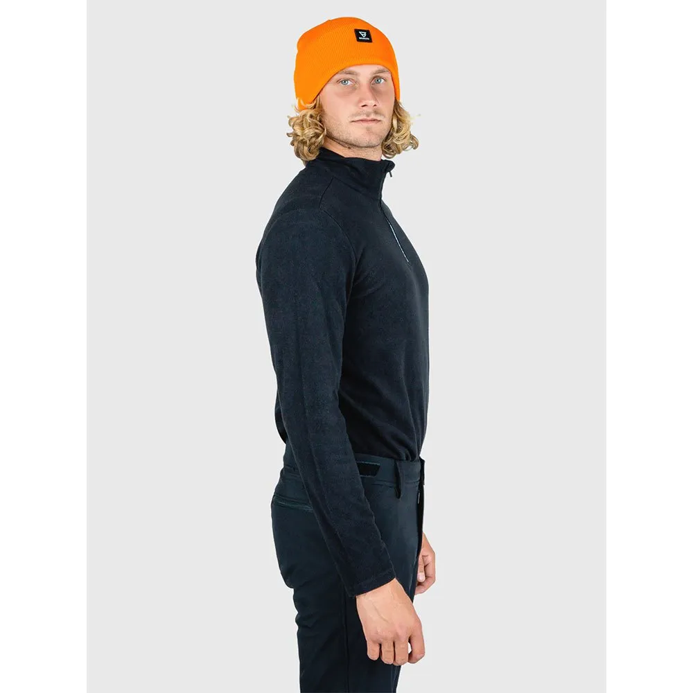 Brunotti Tenno-n Fleecejakke Med Halv Glidelås, Black