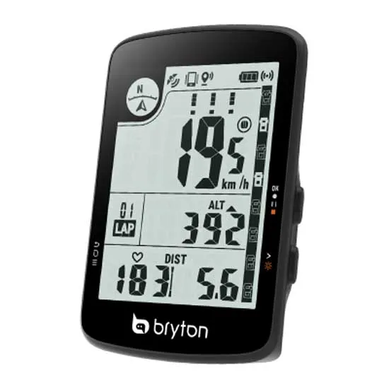 Bryton Rider 17e Sykkelcomputer, Black, One Size Bryton Rider 17e Sykkelcomputer, Black, One Size