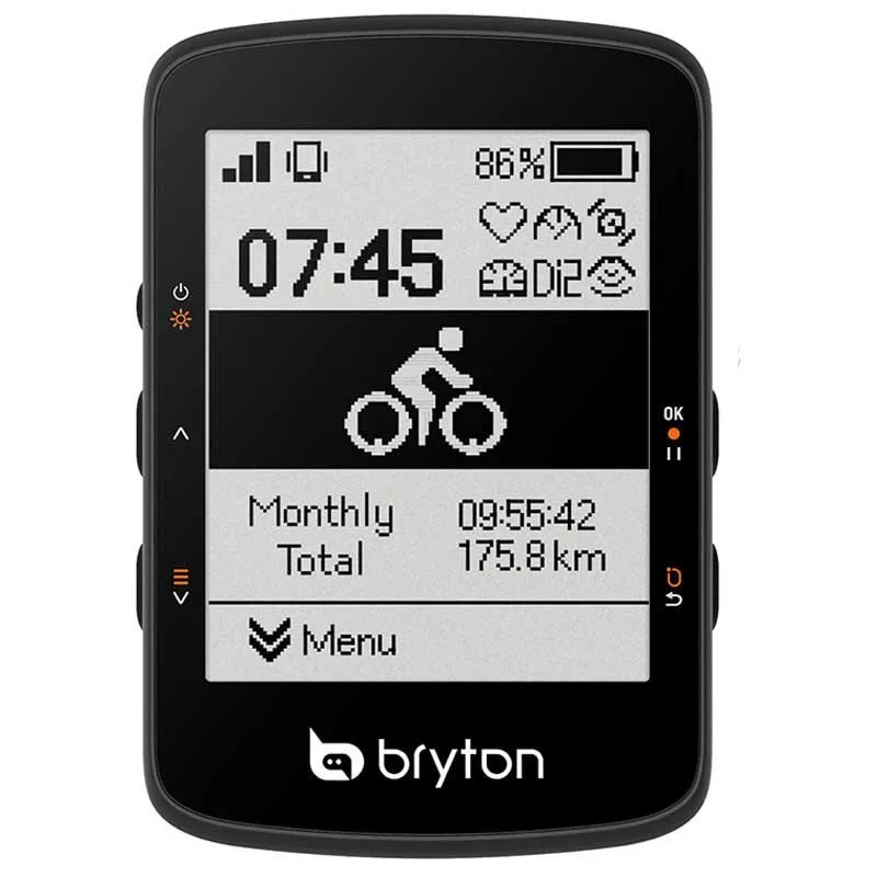 Bryton Rider 460e Sykkelcomputer Refurbished, Black, One Size Bryton Rider 460e Sykkelcomputer Refurbished, Black, One Size