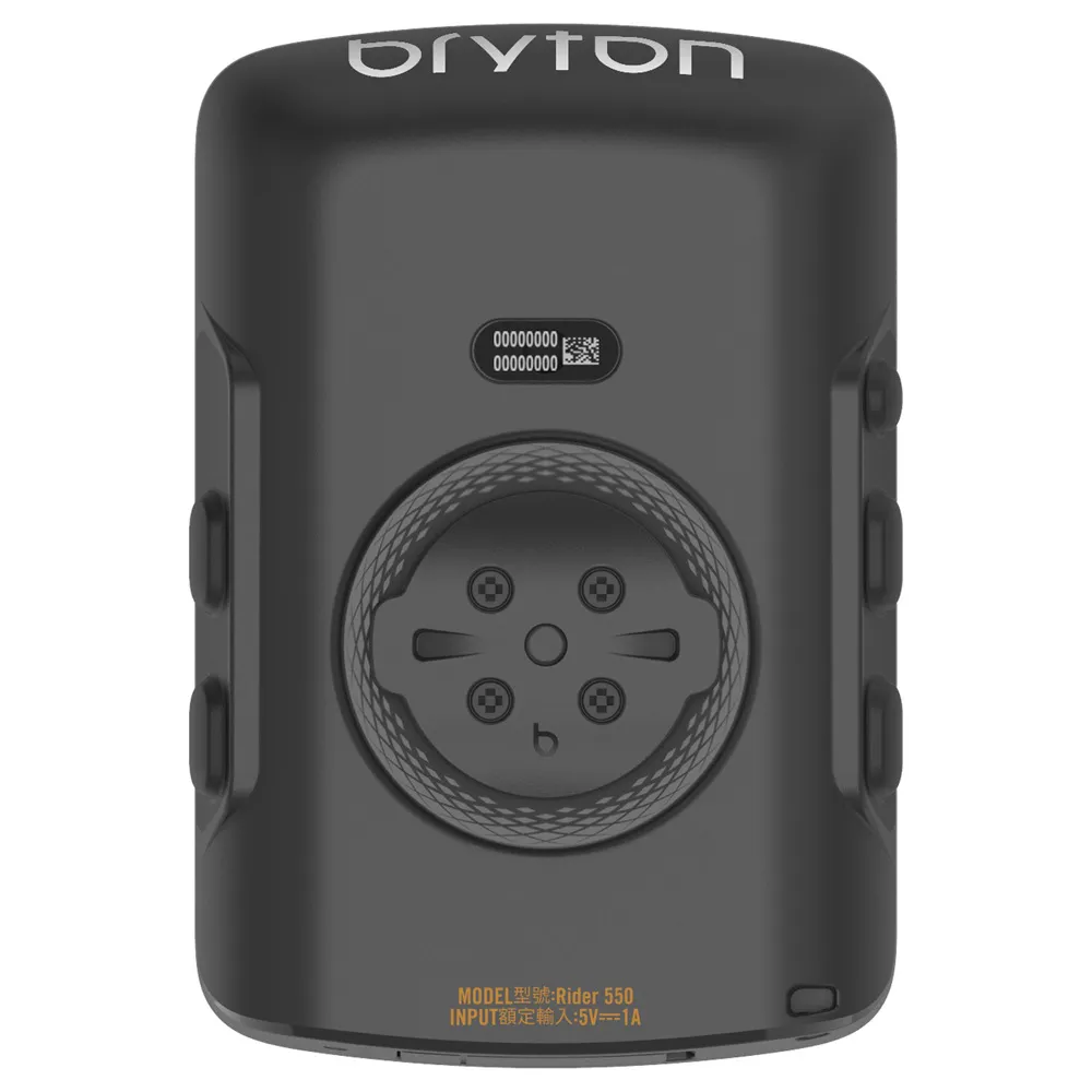 Bryton Rider 550e Sykkelcomputer, Black, One Size Bryton Rider 550e Sykkelcomputer, Black, One Size