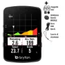 Bryton Rider 550e Sykkelcomputer, Black, One Size