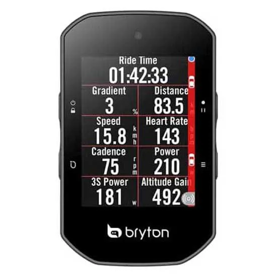 Bryton Rider S500 T Sykkelcomputer Refurbished, Black, One Size Bryton Rider S500 T Sykkelcomputer Refurbished, Black, One Size