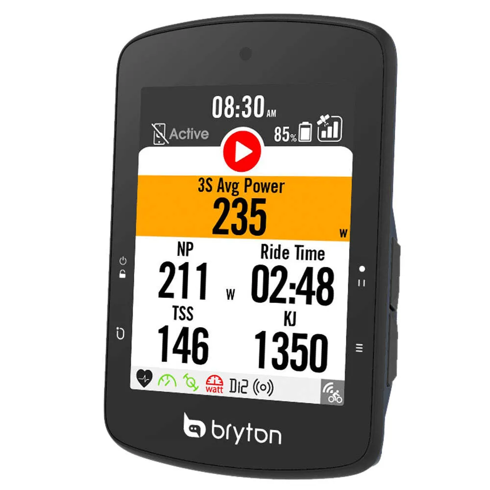 Bryton Rider S510e Sykkelcomputer, Black, One Size