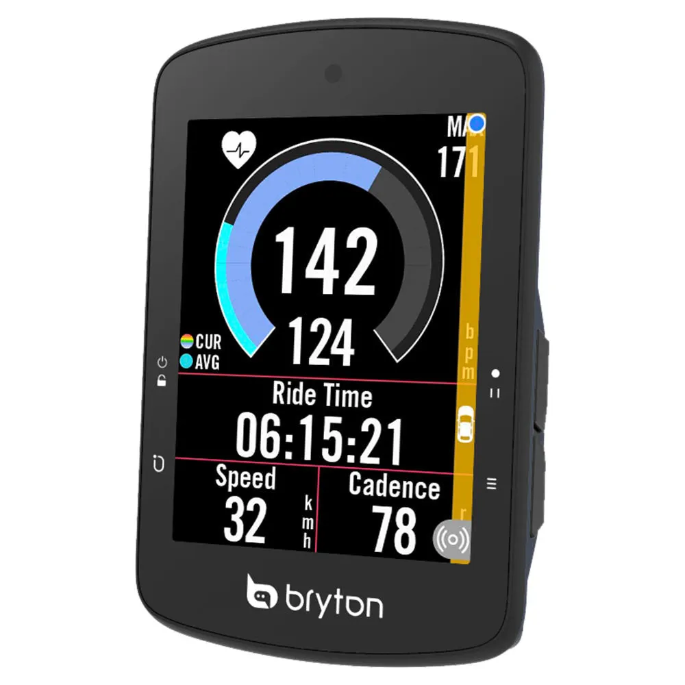 Bryton Rider S510t Sykkelcomputer, Black, One Size Bryton Rider S510t Sykkelcomputer, Black, One Size