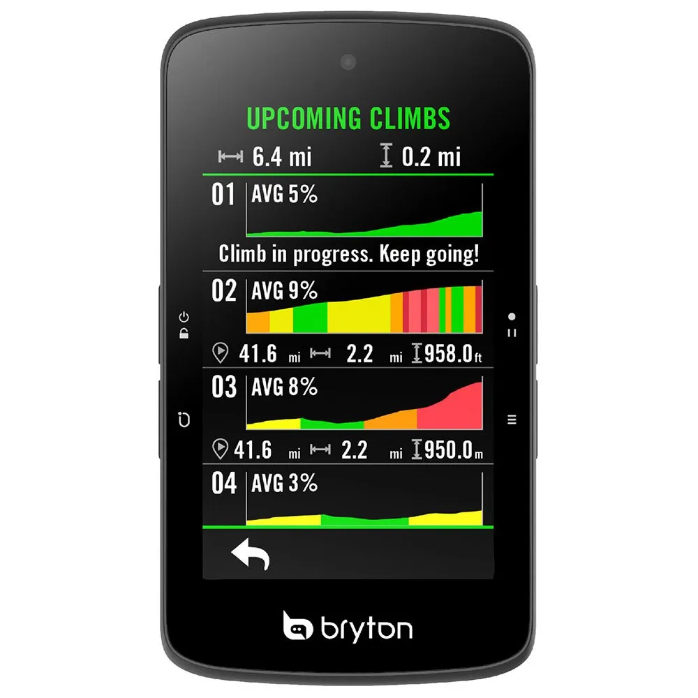 Bryton Rider S800 T Sykkelcomputer, Black, One Size