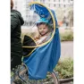 BUB-UP Kids Child Bike Seat Regnbeskyttelse, Blue, One Size