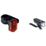 Buchel Blc 310/micro Sykkellyktesett, Black / red, One Size