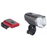 Buchel Sky Valley + 3d Lite Sykkellyktesett, Black / red, One Size