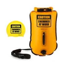 Buddyswim Caution Swimmer At Work Bøye 20l unisex