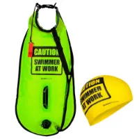 Buddyswim Caution Swimmer At Work Bøye 28l unisex