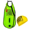 Buddyswim Caution Swimmer At Work Bøye 28l unisex, Yellow