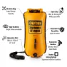 Buddyswim Caution Swimmer At Work Bøye 28l unisex, Yellow
