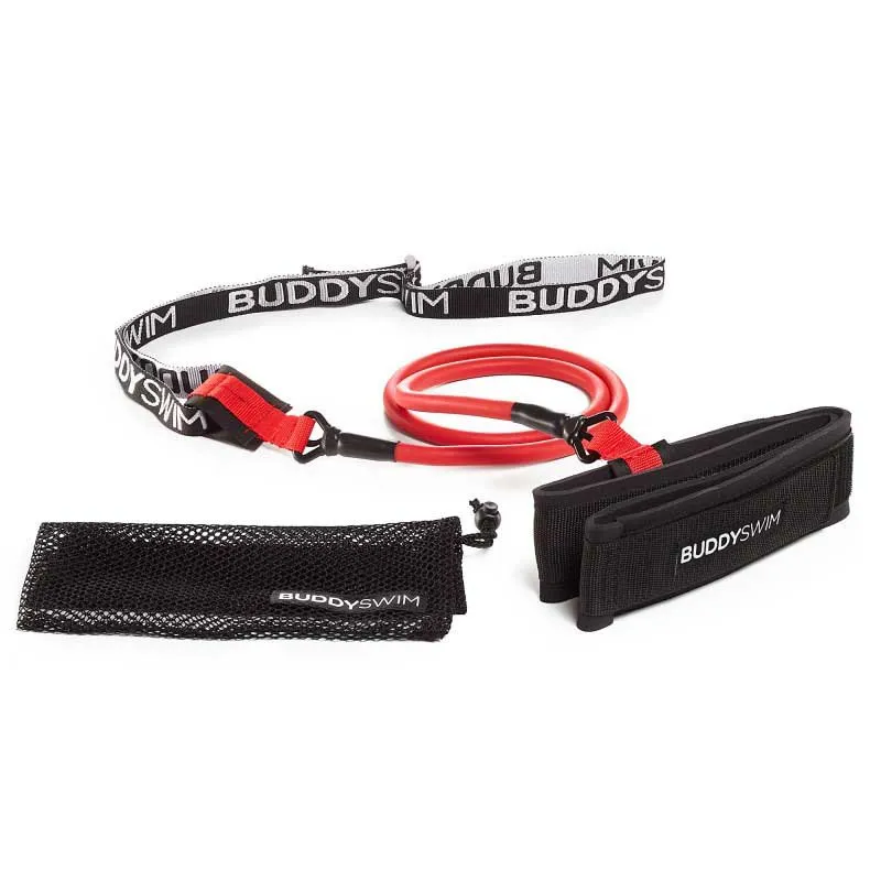 Buddyswim Hurtighetstrening Kort Svømmebelte unisex, Black / red