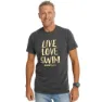 Buddyswim Live Love Swim Kortarmet T-skjorte male