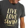 Buddyswim Live Love Swim Kortarmet T-skjorte male