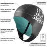 Buddyswim Smooth Skiin 2.5 Mm Neoprenhette unisex