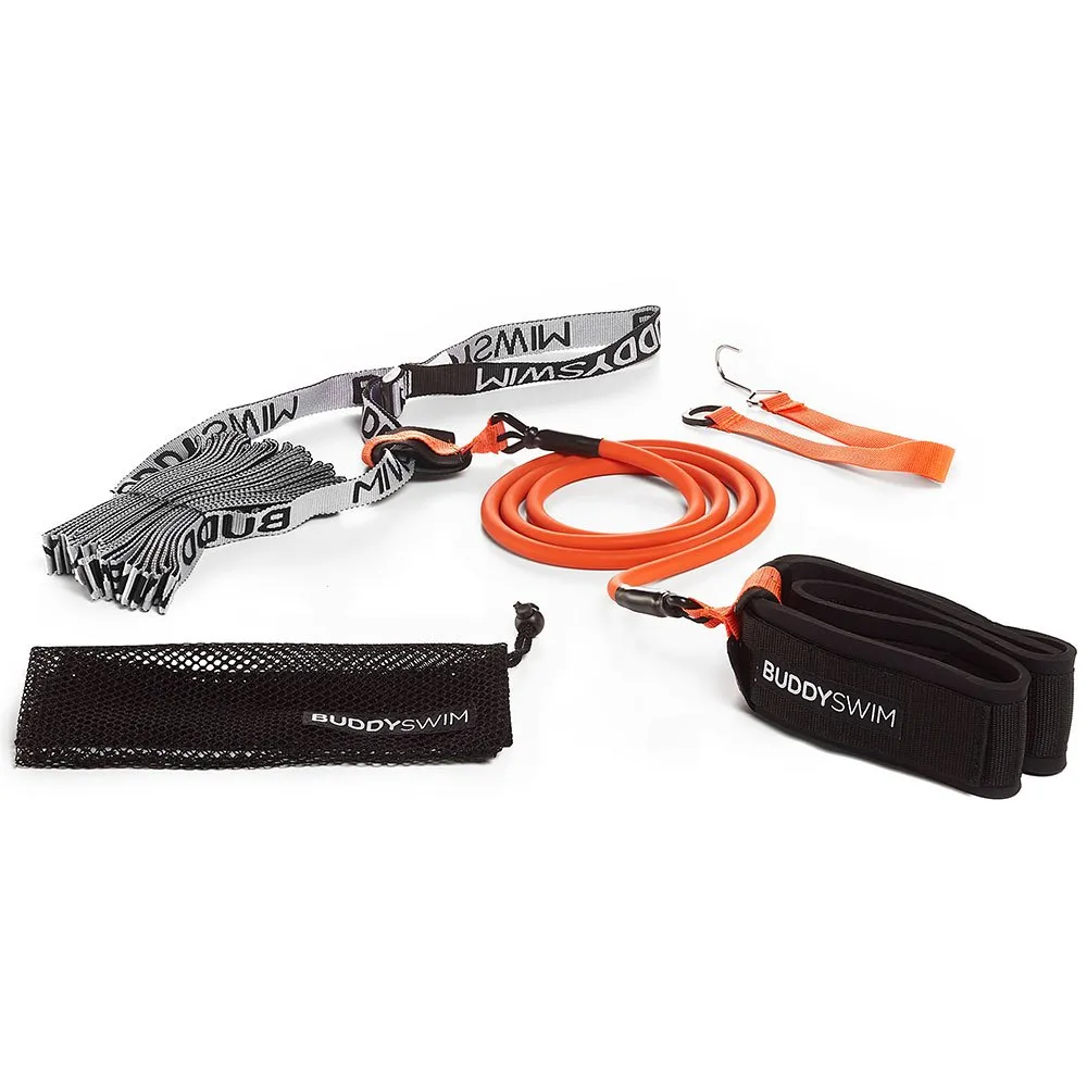 Buddyswim Stasjonært Svømmebelte unisex, Orange / black Buddyswim Stasjonært Svømmebelte unisex, Orange / black