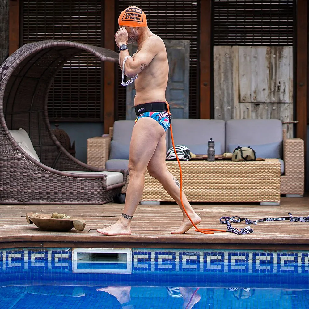 Buddyswim Stasjonært Svømmebelte unisex, Orange / black Buddyswim Stasjonært Svømmebelte unisex, Orange / black