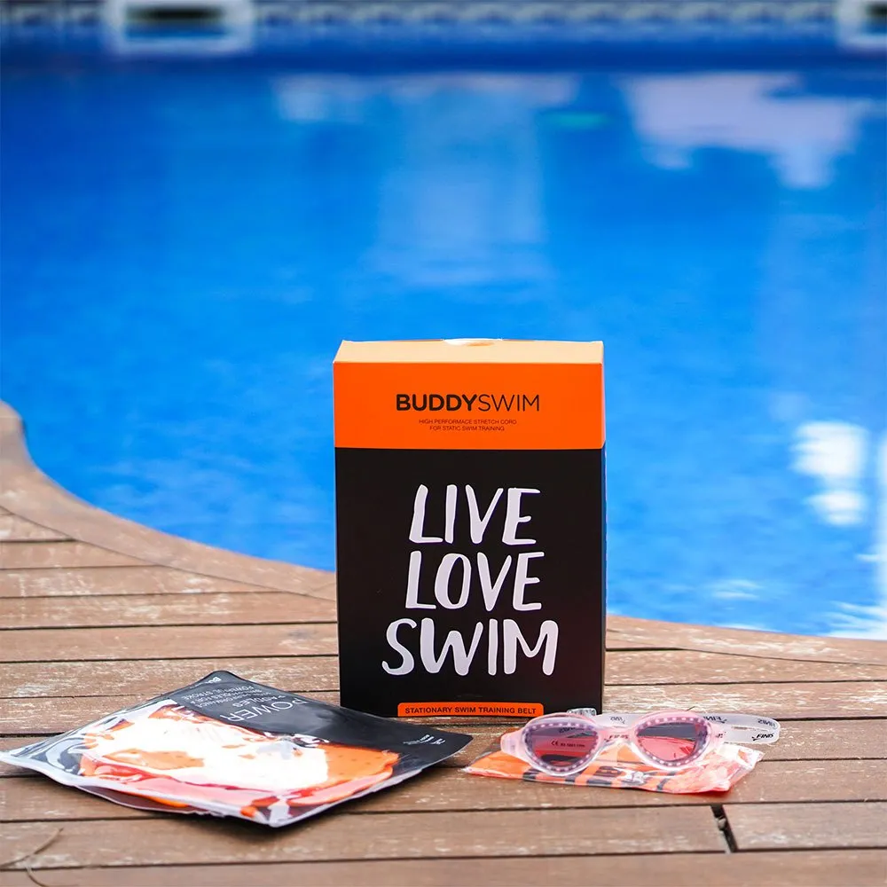 Buddyswim Stasjonært Svømmebelte unisex, Orange / black Buddyswim Stasjonært Svømmebelte unisex, Orange / black