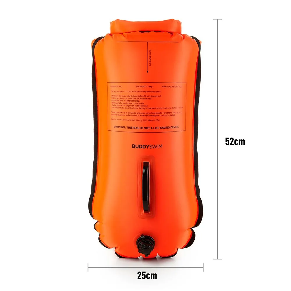 Buddyswim Swimmer At Work Bøye 28l unisex, Orange