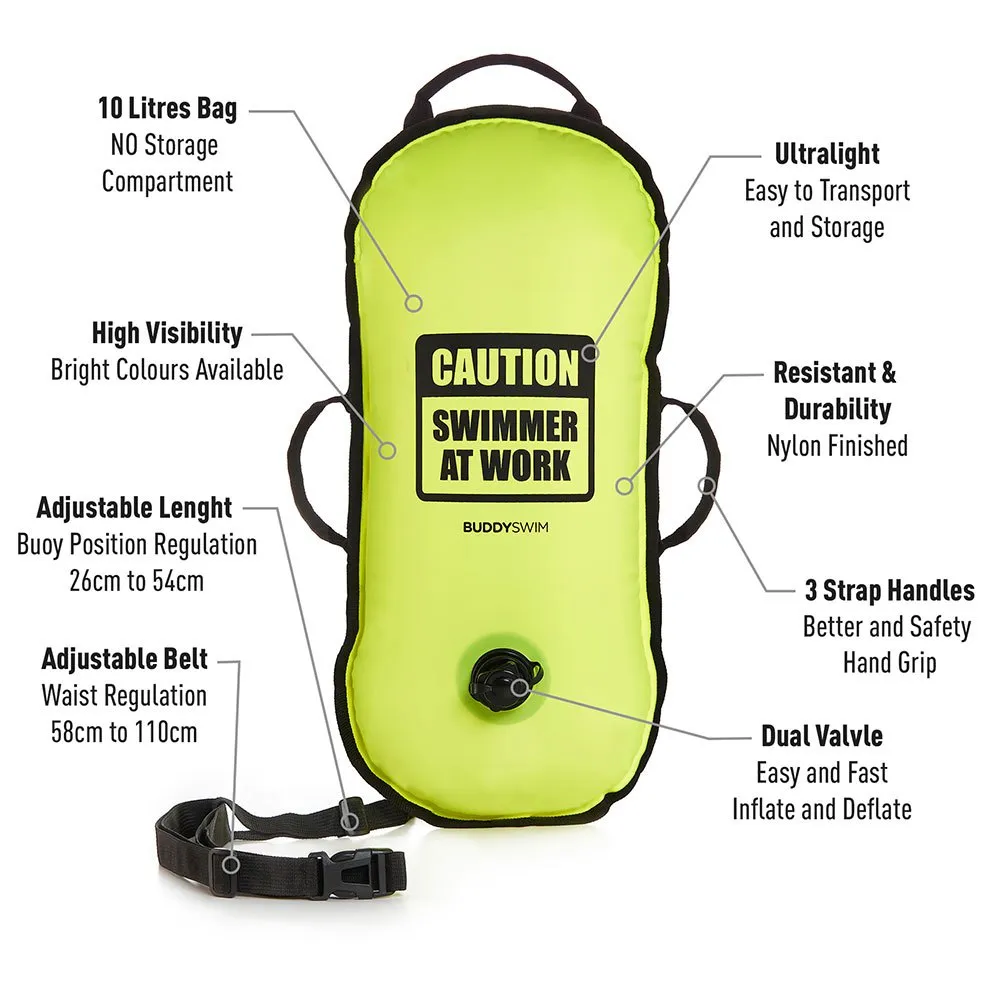 Buddyswim Ultralett Csw-bøye 10l unisex, Yellow
