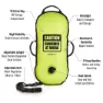 Buddyswim Ultralett Csw-bøye 10l unisex, Yellow