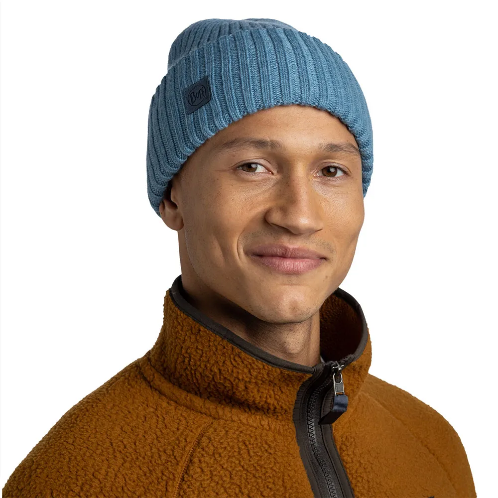 Buff Knitted Beanie Lue