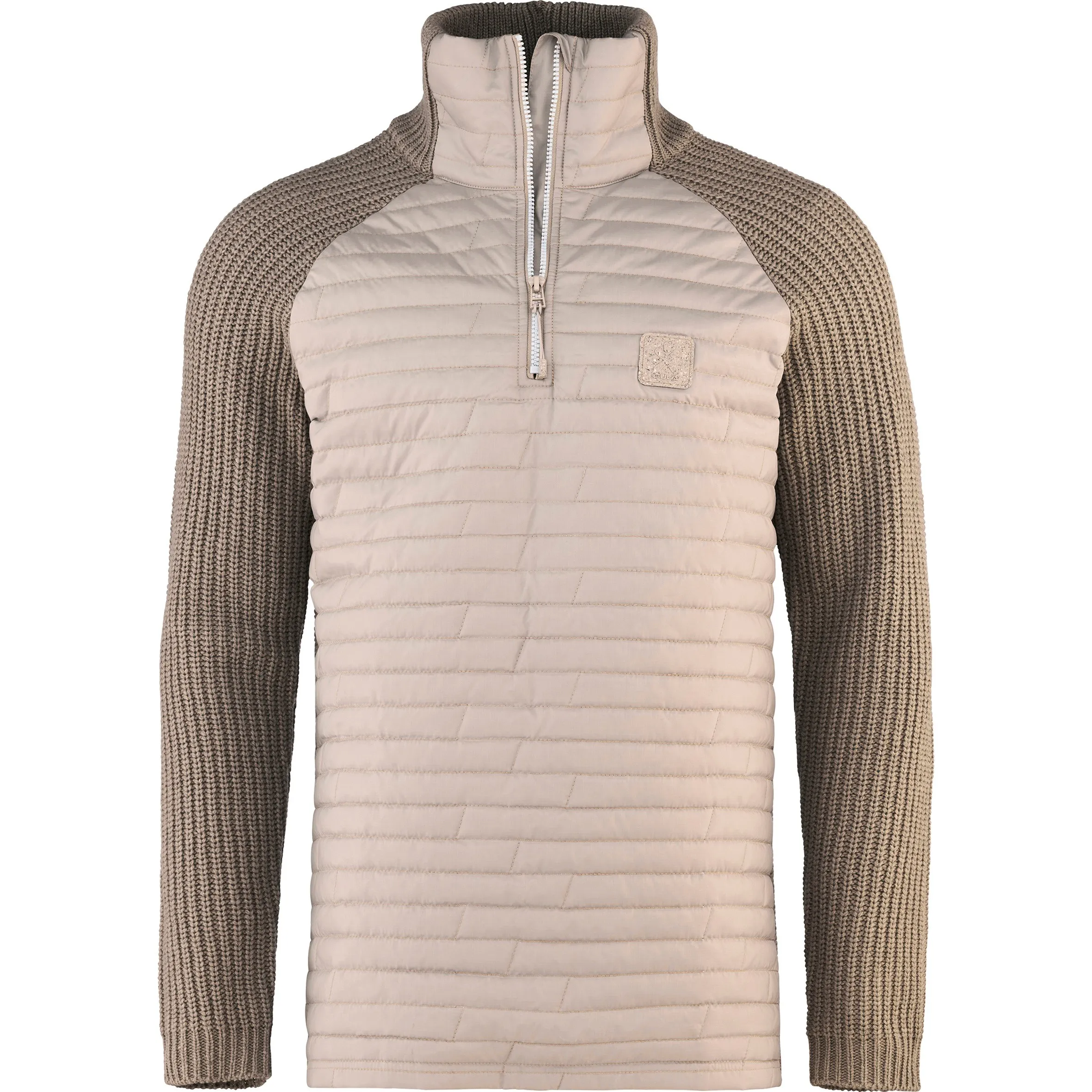 Bula Men's Hybrid Halfzip, Chalk