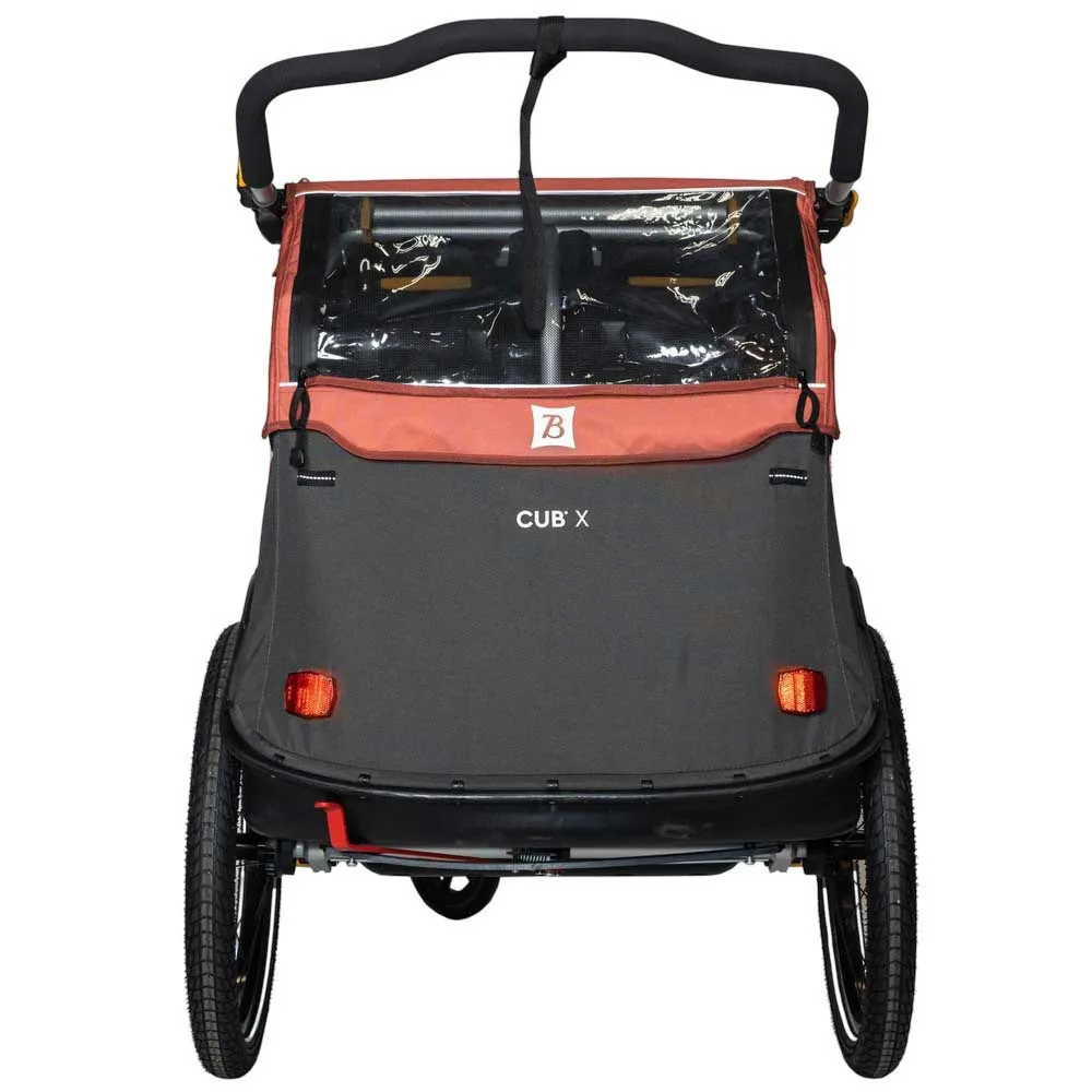 Burley Cub X Sykkelvogn, Sabbia / carbon, One Size