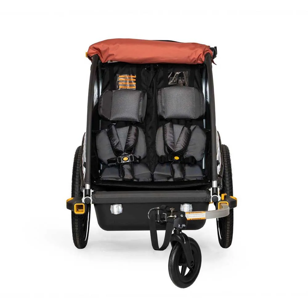 Burley Cub X Sykkelvogn, Sabbia / carbon, One Size
